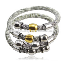 Stylish Fashion Personalized Simple Adjustable Jewelry Stainless Steel Bracelet GSL031